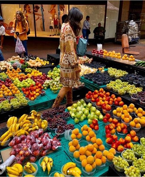 mercado fruta ecologica